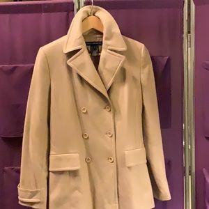 French Connection wool blend double breasted jacket